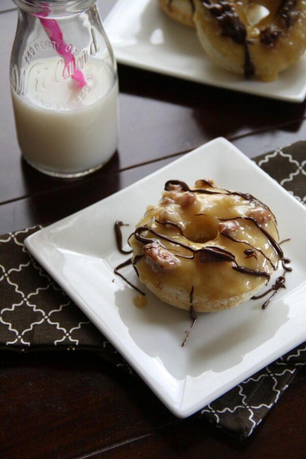 german chocolate doughnuts