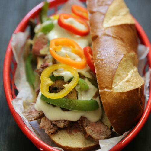 Homemade Philly Cheesesteaks with Provolone Sauce The Curious Plate