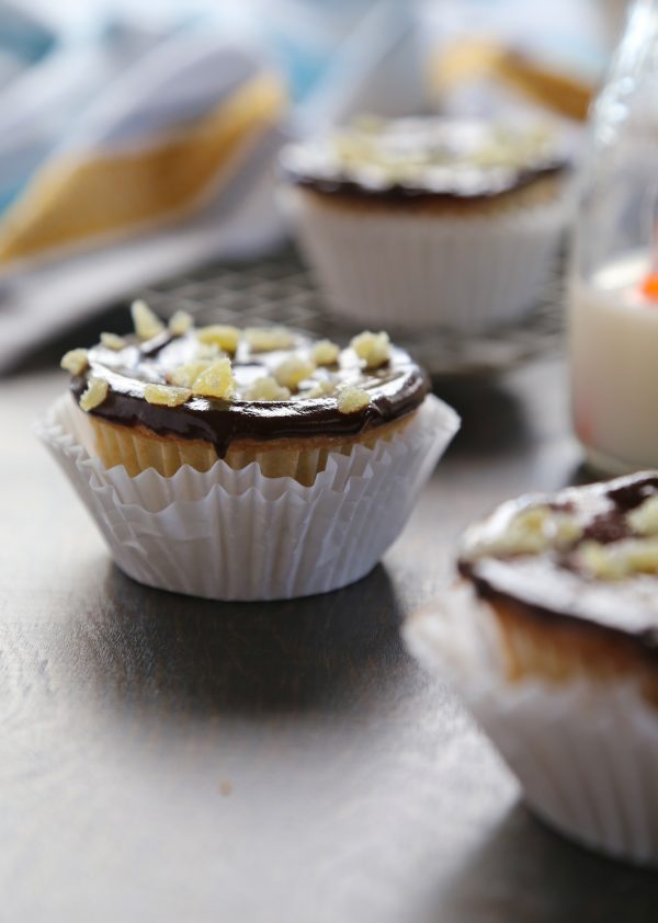 gingerbread muffins with dark chocolate glaze www.climbinggriermountain.com