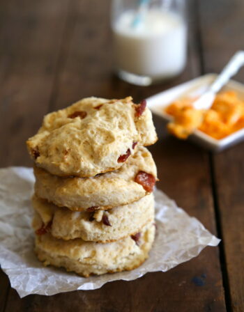 easy buttermilk bacon biscuits with harissa butter www. climbinggriermountain.com