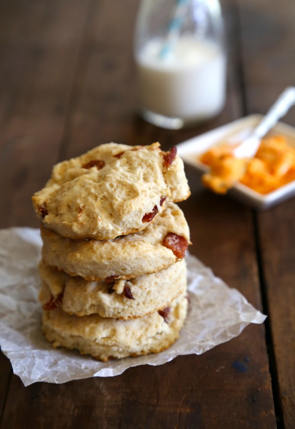 easy buttermilk bacon biscuits with harissa butter www. climbinggriermountain.com