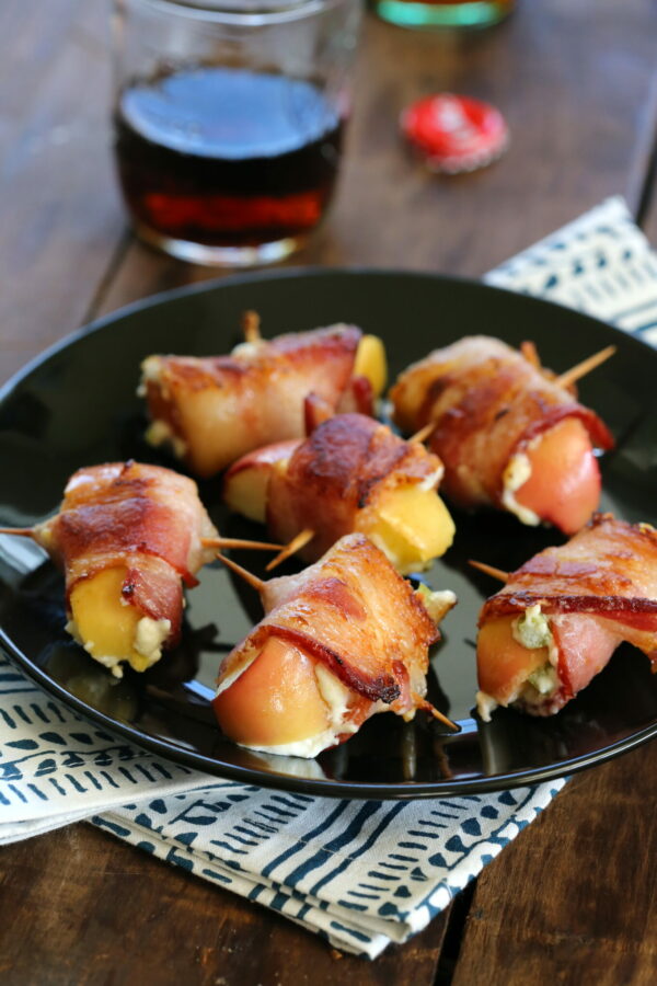 apples on a horseback with jalapeno cream cheese www.climbinggriermountain.com