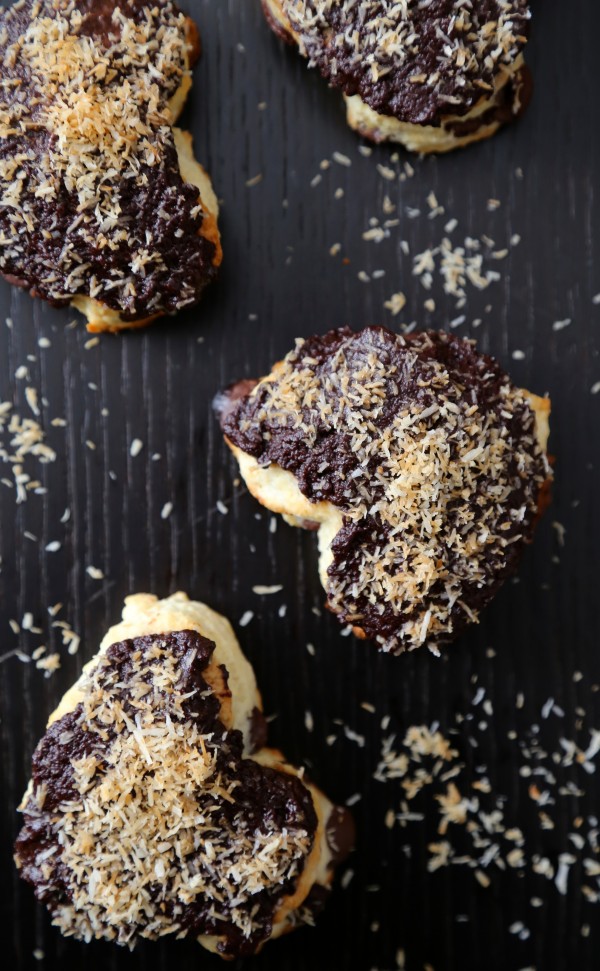 dark chocolate heart scones with chocolate ganache & toasted coconut www.climbinggriermountain.com