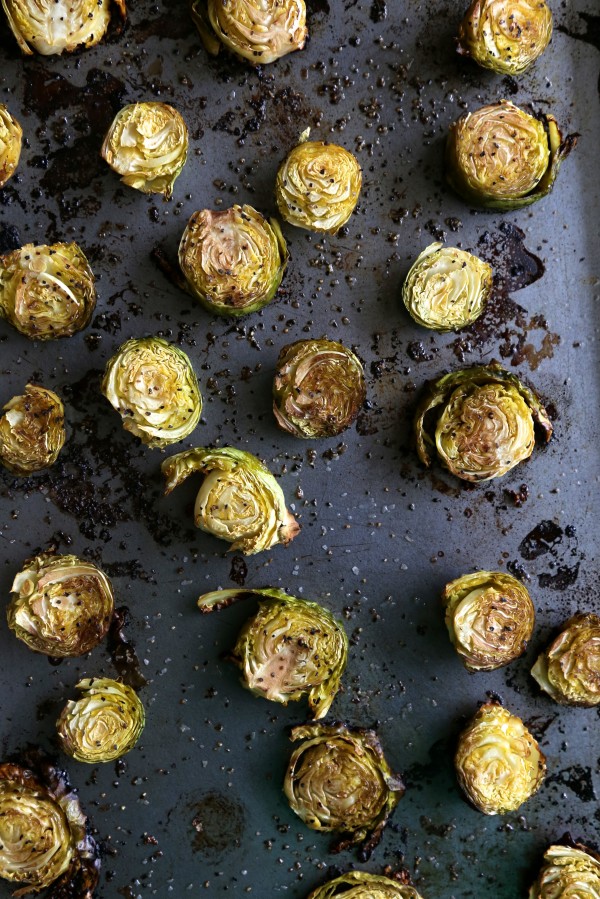 Egg Sandwich with Balsamic Roasted Brussels Sprouts & Lemon Aioli