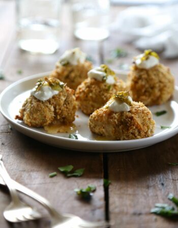 roasted brussel sprout quinoa bites stuffed with gruyere www.climbinggriermountain.com