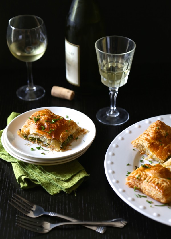 spiced spring veggie danishes with fresh chives www.climbinggriermountain.com