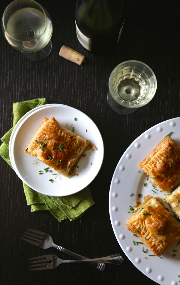 spiced spring veggie danishes with fresh chives www.climbinggriermountain.com