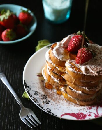 tres leches french toast with cinnamon whipped cream www.climbinggriermountain.com