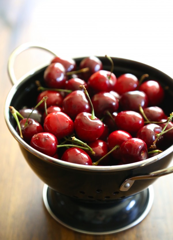 mini cherry clafoutis with chocolate whipped cream