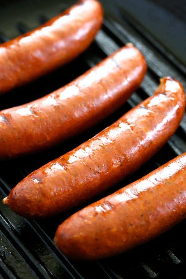 cajun blt hot dogs with spicy slaw