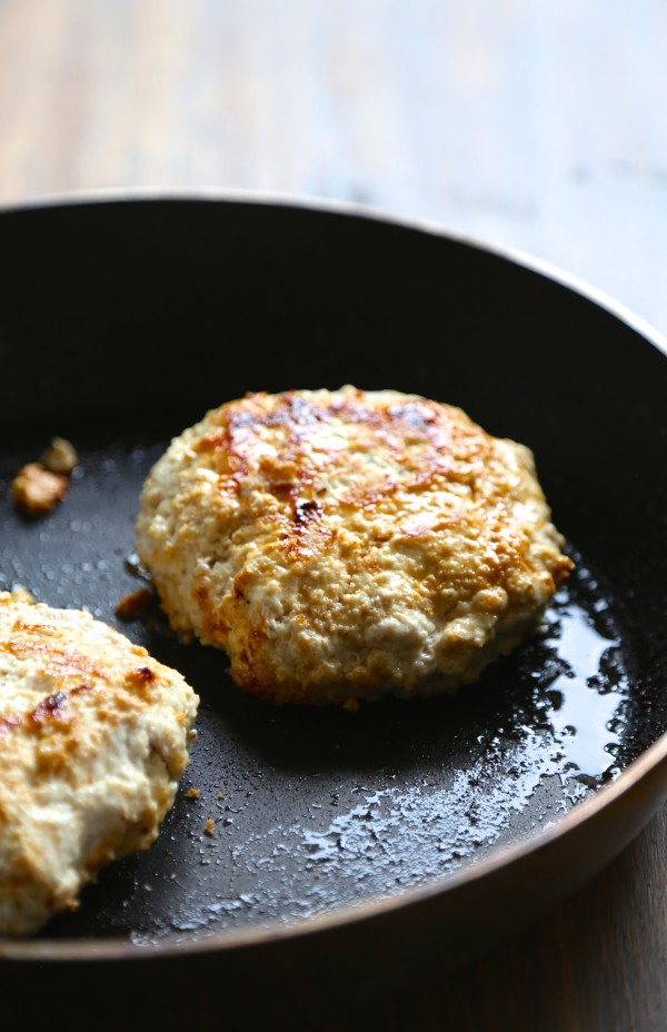 Chicken Caesar Burger With Parmesan Crisps