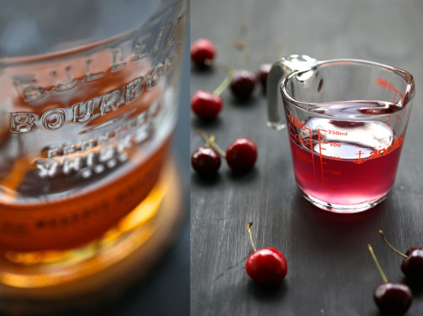 cherry ginger bourbon fizz