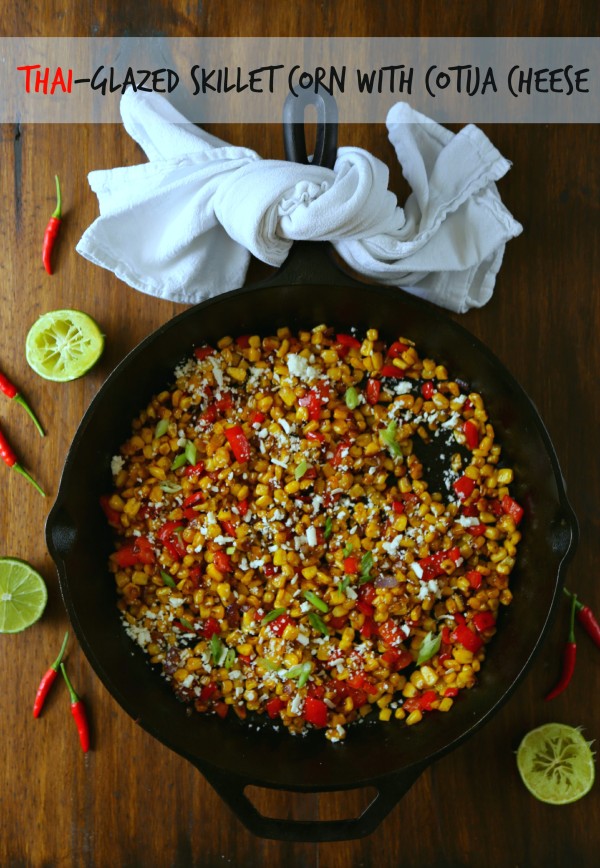 thai-glazed skillet corn with cotija cheese www.climbinggriermountain.com III