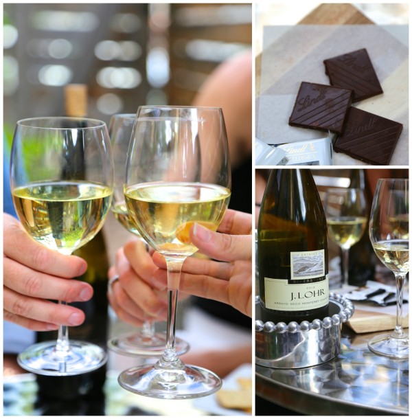 wine & chocolate pairing party Chardonnay