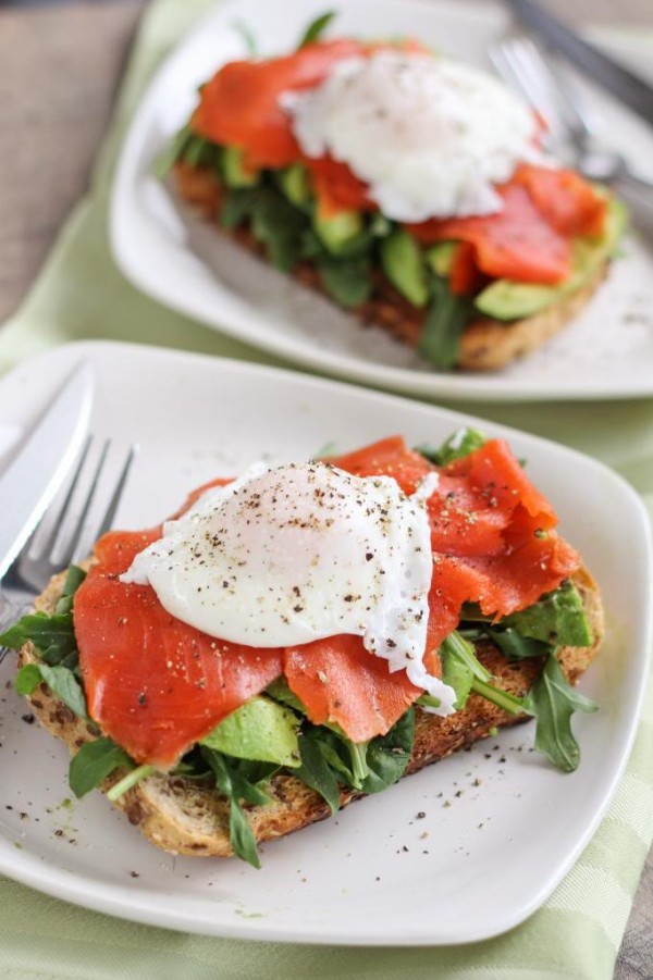 #3 Smoke Salmon and Avocado Egg Sandwich