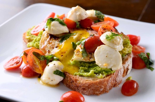 #8 Caprese Avocado Breakfast Toast