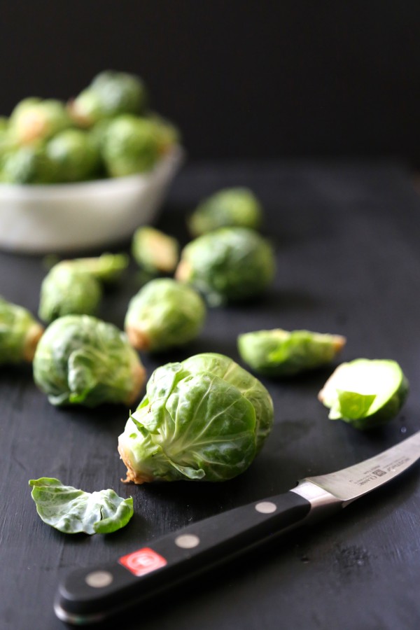 Brussel Sprout Casserole with Bacon & Gorgonzola