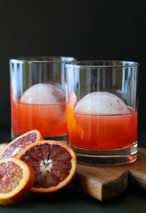 blood orange whiskey negroni www.climbinggriermountain.com