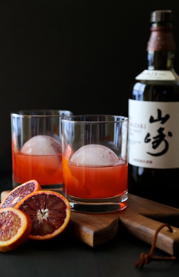 blood orange whiskey negroni www.climbinggriermountain.com