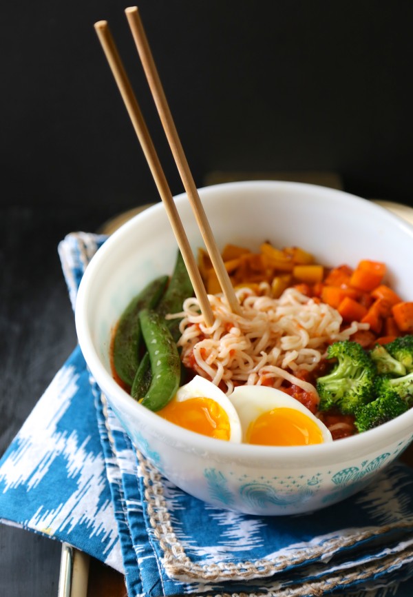 ramen primavera with parmesan www.climbinggriermountain.com