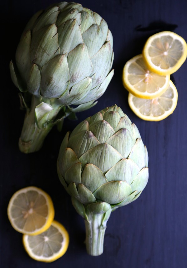 Baked Buffalo Chicken Stuffed Artichokes with Blue Cheese www.climbinggriermountain.com