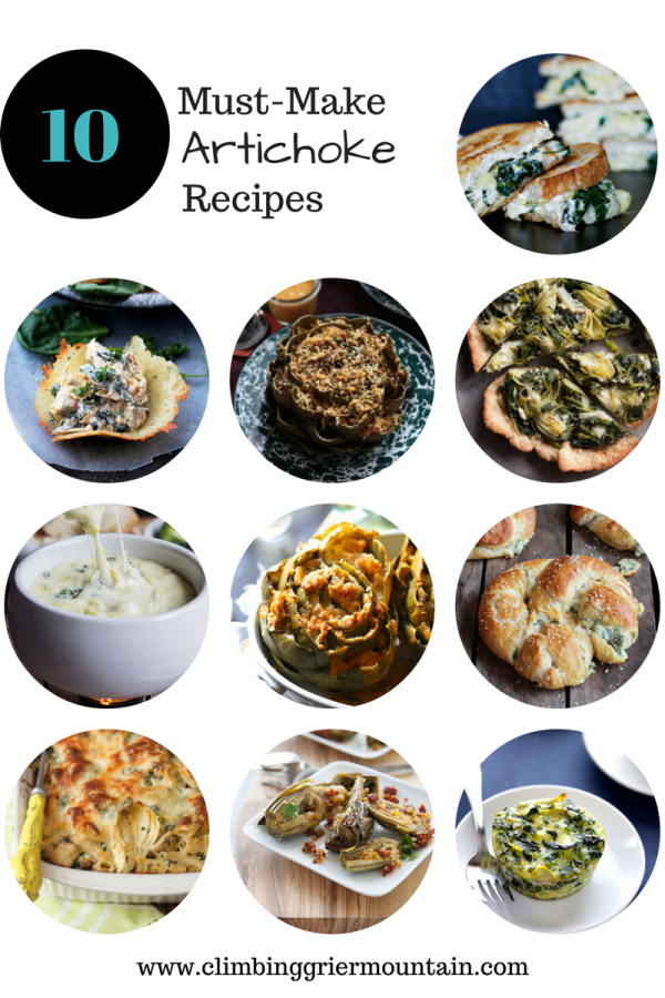 ten must-make artichoke recipes www.climbinggriermountain.com