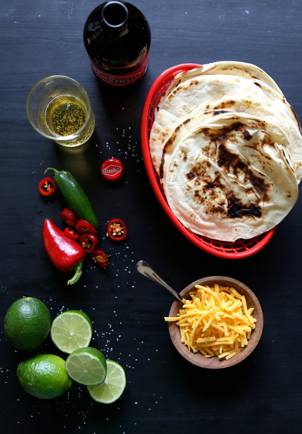 beef & chorizo chili cheese tacos with chipotle mayo