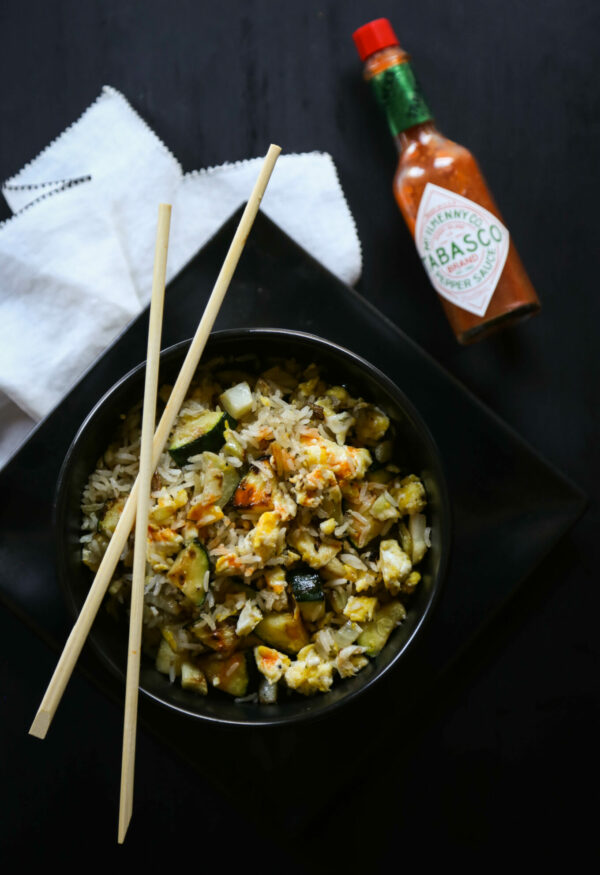 fried rice veggie bowls www.climbinggriermountain.com