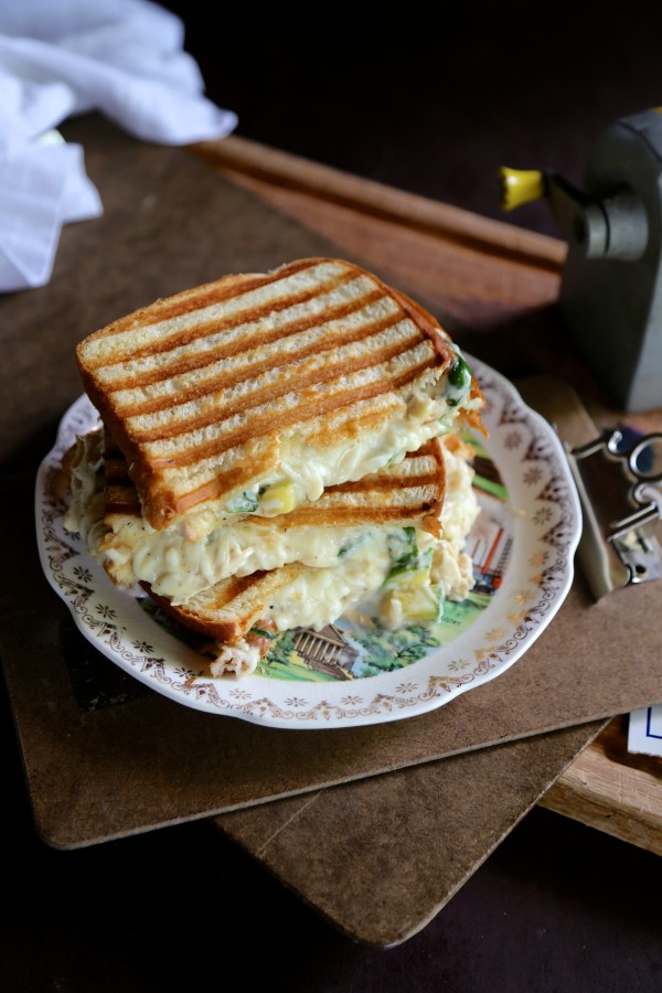 greek yogurt chicken alfredo grilled cheese www.climbinggriermountain.com 1