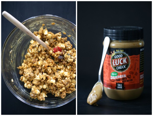 peanut butter and granola