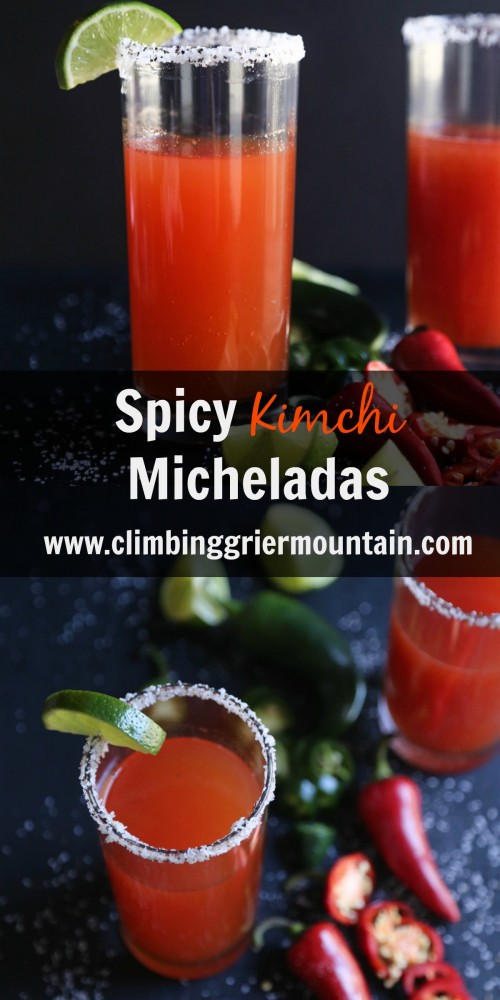 Spicy Kimchi Micheladas