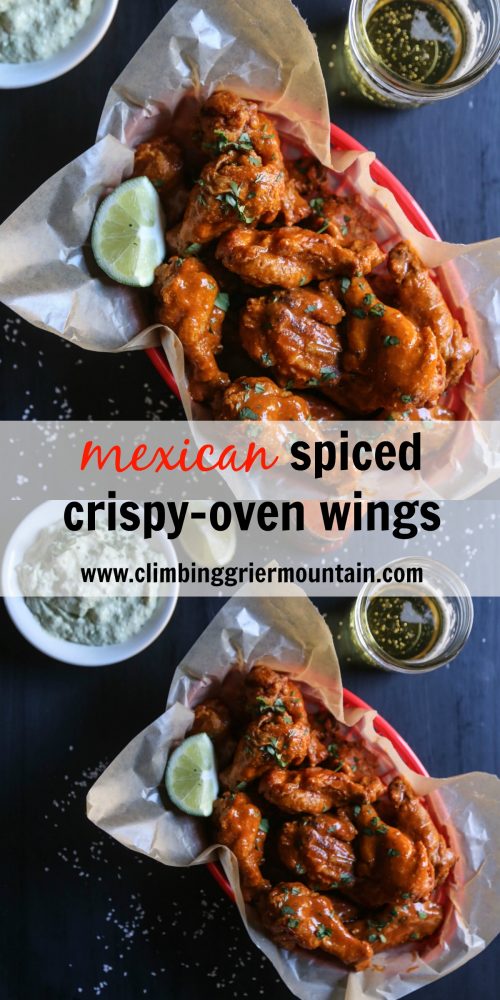 mexican spiced crispy-oven wings www.climbinggriermountain.com