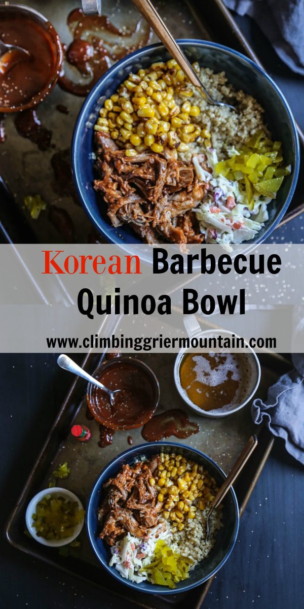 Korean Barbecue Quinoa Bowl