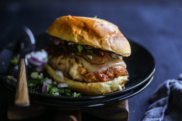 Spicy Bacon Chicken Sliders with Ginger Jalapeno Relish www.climbinggriermountain.com II