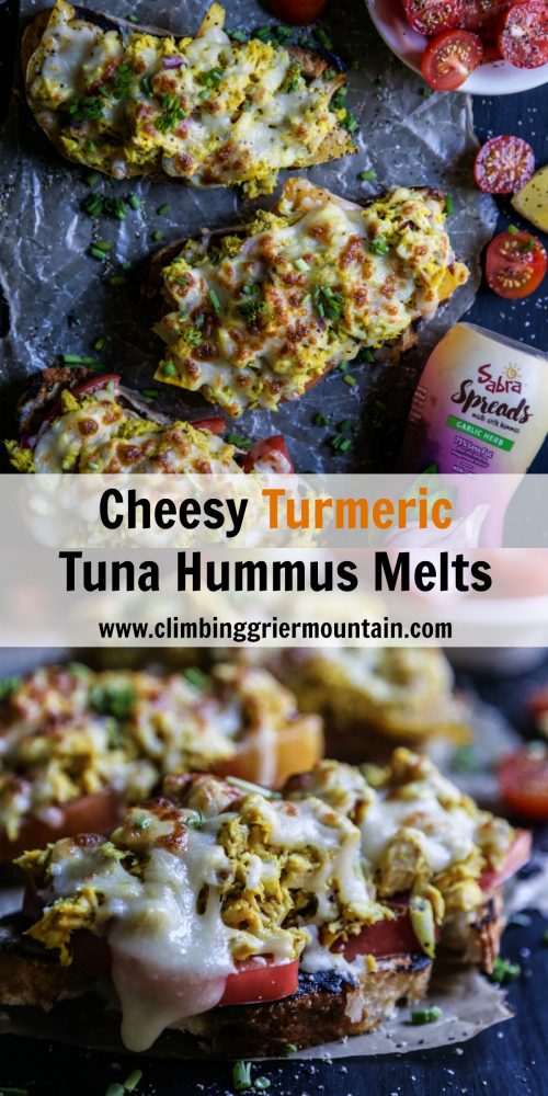 cheesy-turmeric-tuna-hummus-melts