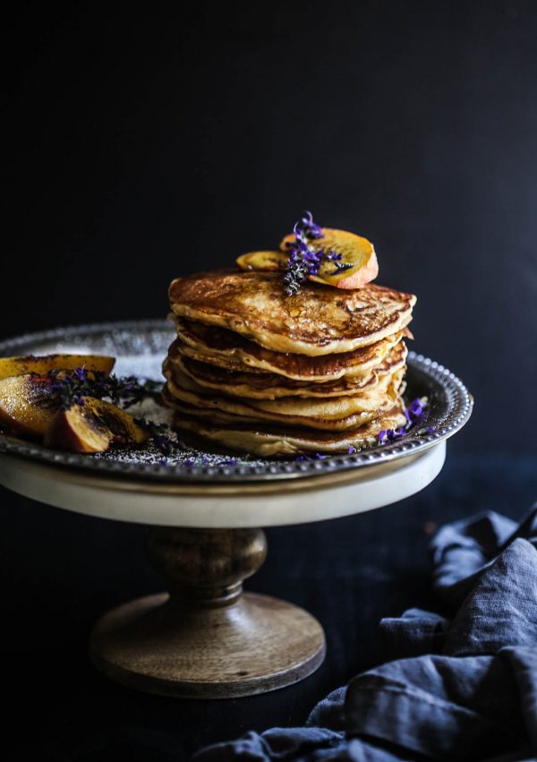 peach-bacon-pancakes-with-lavender-butter-syrup-www-climbinggriermountain-com-iii