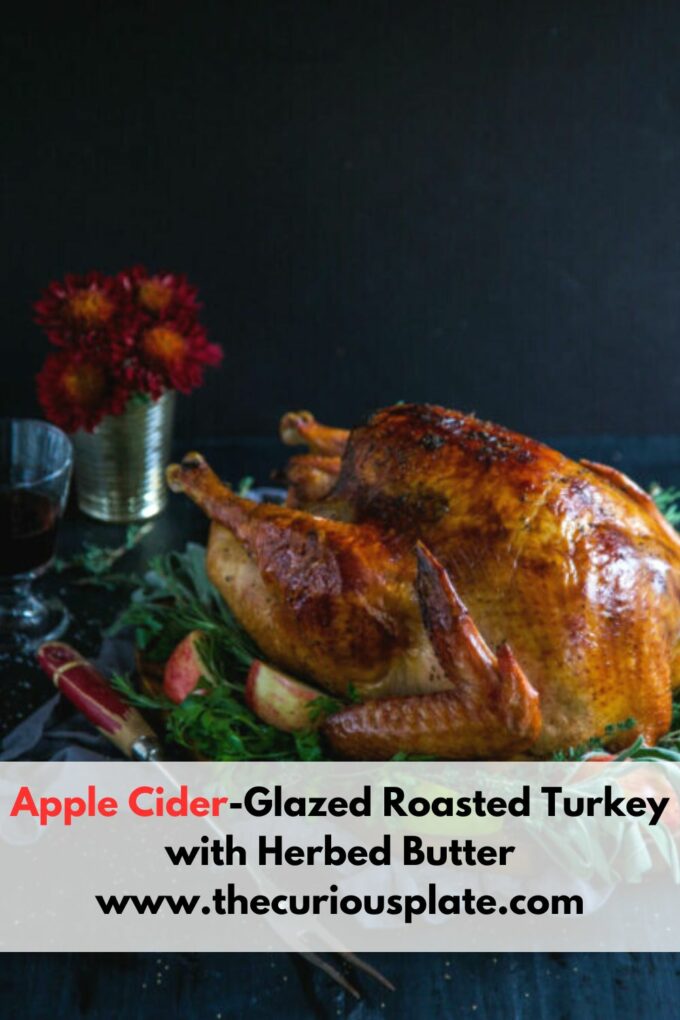Apple Cider-Glazed Roasted Turkey with Herbed Butter