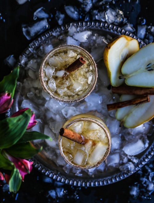 Sparkling Spiced Pear Pitcher Cocktail - kiyafries recipes