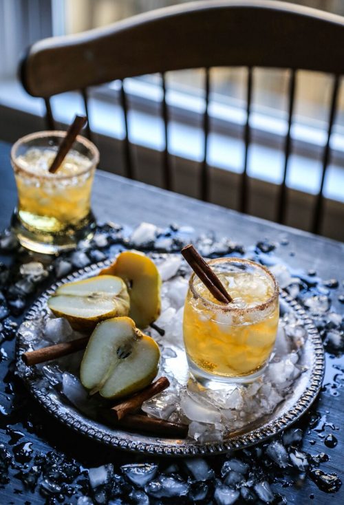 Sparkling Spiced Pear Pitcher Cocktail - kiyafries recipes