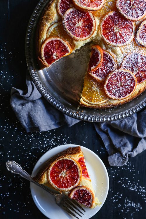 Blood Orange Ricotta Cake www.climbinggriermountain.com I