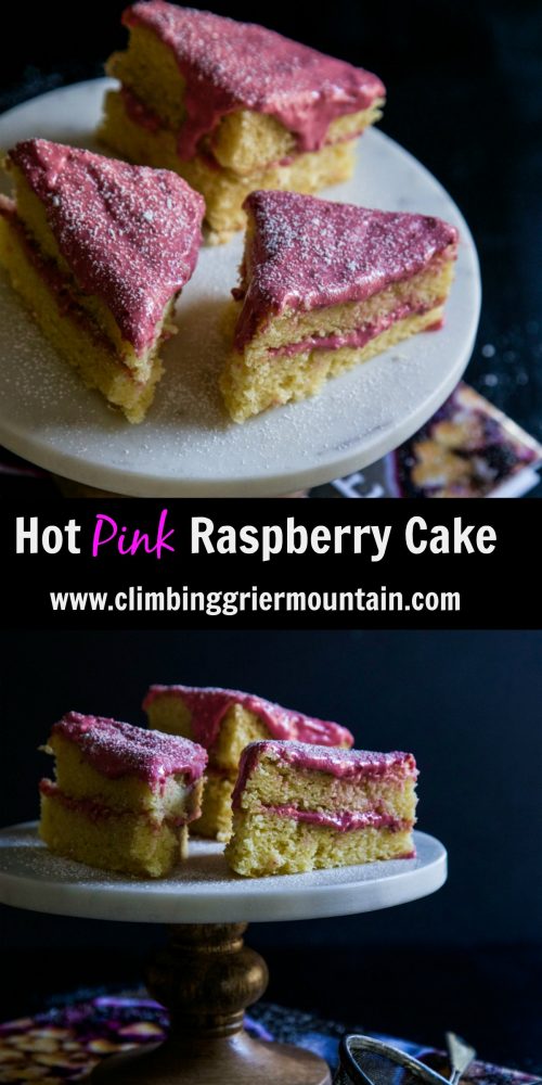 Hot Pink Raspberry Cake