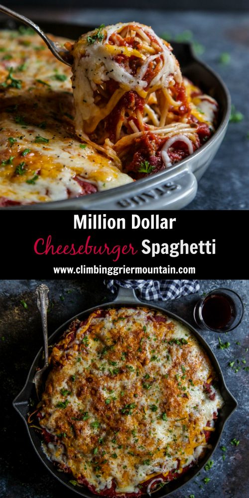 Million Dollar Cheeseburger Spaghetti
