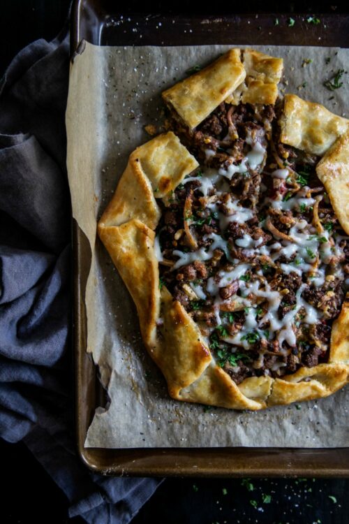 Turkish Lamb Galette