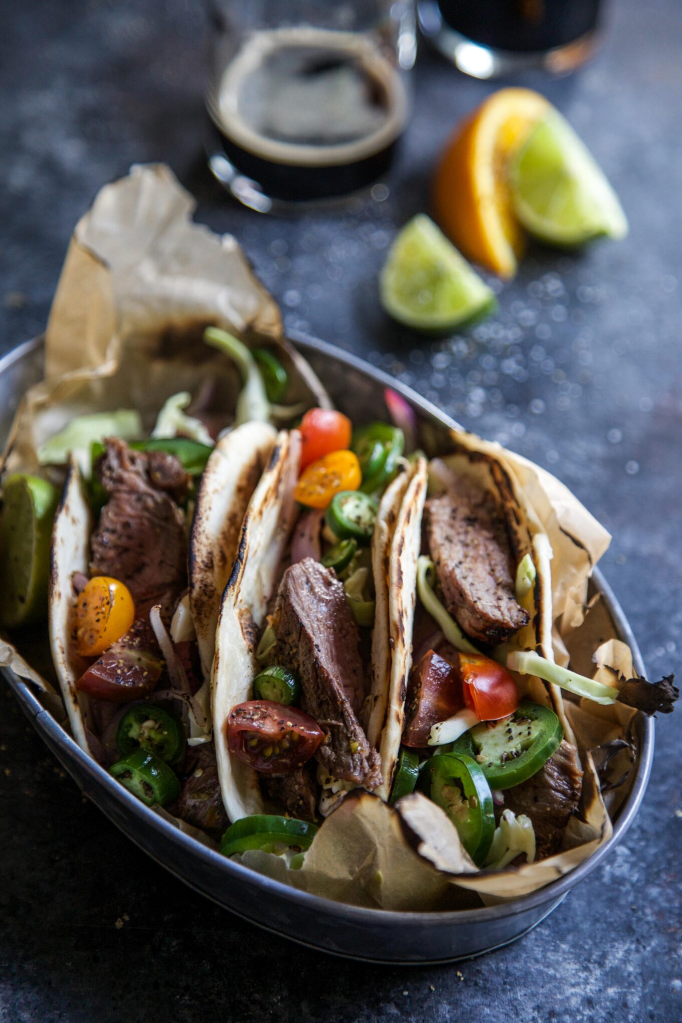 Cuban marinated outlet steak