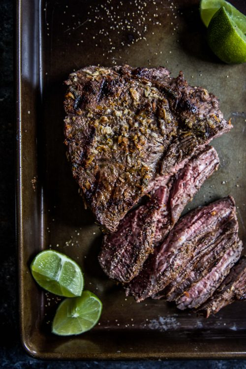 Citrus-Marinated Cuban Steak Tacos