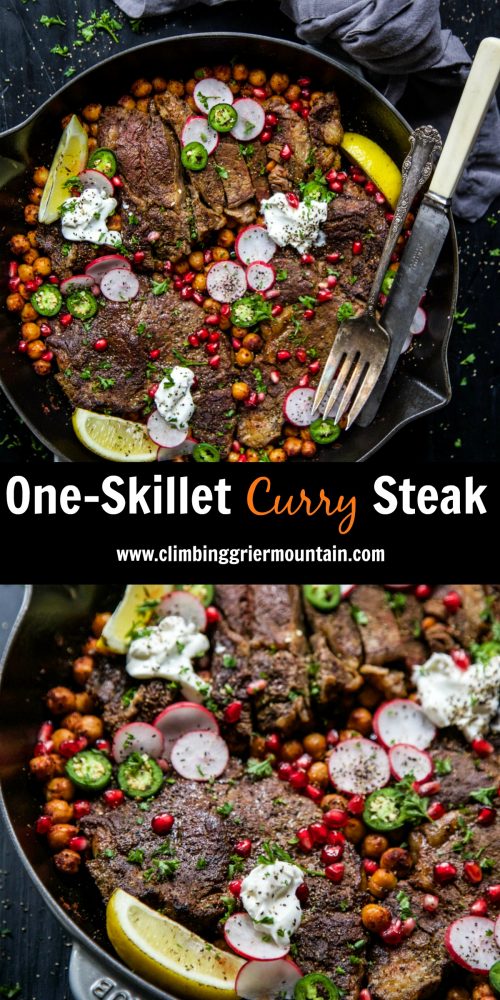 One-Skillet Curry Steak