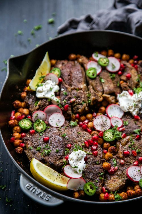 One-Skillet Curry Steak