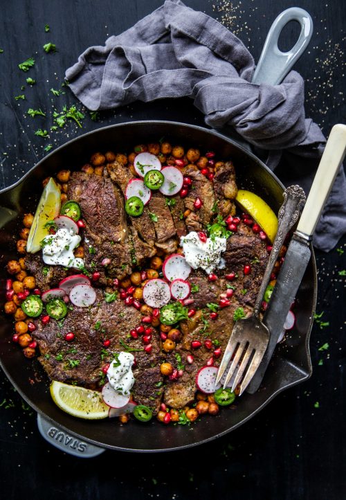 One-Skillet Curry Steak