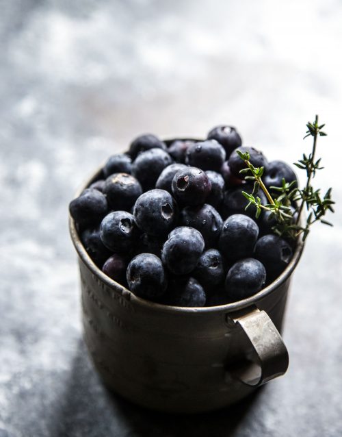 Blueberry Lemon Thyme Crisp Pops