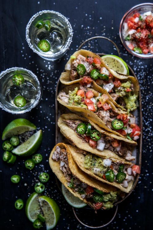 Loaded Carnitas Puffed Tacos